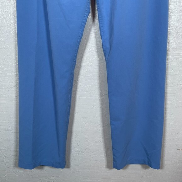 Figs Women L Blue Livingston Scrub Pants Pockets Stretch Yoga Waistband - Picture 2 of 9